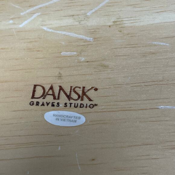 Dansk Graves Studio Wood Slope Salad Bowl - Picture 7 of 11